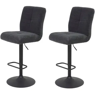 Hela Barhocker LENI 44 x 102 x 57 cm Schwarz