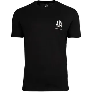 T-Shirt ARMANI EXCHANGE "T-Shirt T-SHIRT 1er Pack", Herren, Gr. M, schwarz, Obermaterial: 100% Baumwolle CO., Shirts T-Shirt