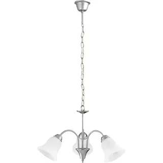 Rabalux 7363 Kronleuchter 3 Spots Francesca, E14, silber-weiß, rund, Standard, ø600mm - Weiß