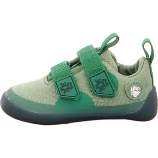 Affenzahn - Barfußschuh Baumwolle Lucky - Frosch - Grün - 21 - Grün