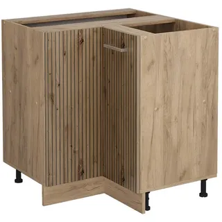 Vicco Eckunterschrank R-Line 75,6 x 81,6 x 46 cm Braun