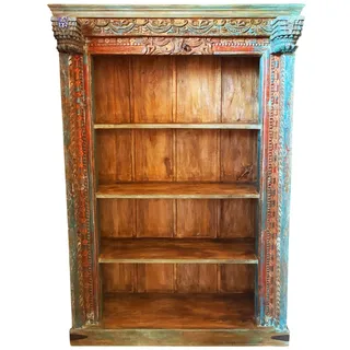 Massivholz Regal 208 cm Vintage Standregal Bücherregal Raumteiler Vintage Stil