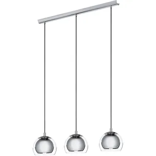 EGLO Rocamar 3-flg. 19 cm glockenförmig Stahl chrom
