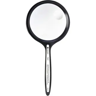 TOOLCRAFT TO-8976468 Handlupe Vergrößerungsfaktor: 2 x, 4 x Linsengröße: (Ø) 76 mm Schwarz