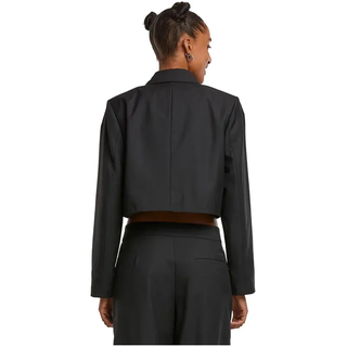 Urban Classics Cropped Blazer - Black - L