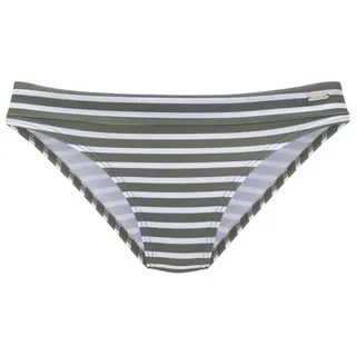 VENICE BEACH Bikini-Hose Damen oliv gestreift Gr.36
