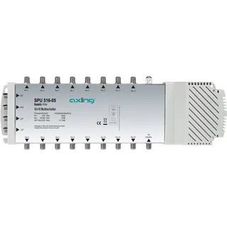 Axing SPU 516-05 Multischalter 5 in 16, SAT aktiv, Quad-tauglich (Schaltnetzteil)