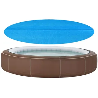 [en.casa] Solarplane rund Blau 549x549 cm