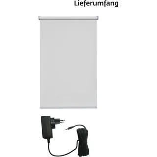 SUNLINES Elektrisches Rollo Miami 110 x 180 cm grau