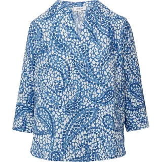 s.Oliver Shirtbluse mit 3/4-Ärmeln und im Tunika-Look, blau