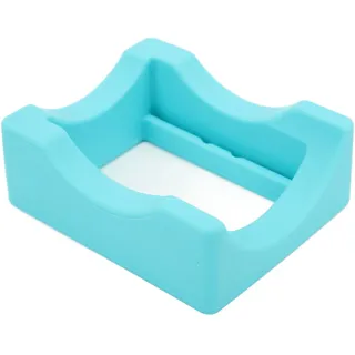 Rutschfester Silikon-Becherhalter mit integriertem Schlitz für Flaschen, Bastelarbeiten und Dekorationen, Blau