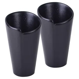 CreaTable Street Cone Geschirrset 2-teilig schwarz