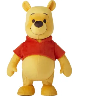 Mattel HHL46 - Disney Winnie the Pooh - Plüschfigur 30 cm mit Sing-und Gehfunktion