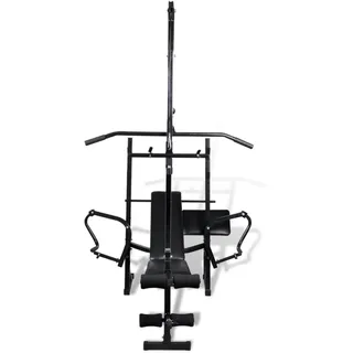 vidaXL Trainingsbank Hantelbank Fitnessgerät - Grau