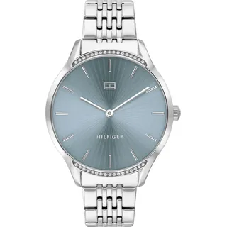 Tommy Hilfiger Sunray 1782210 Damenuhr - Silber, Hellblau