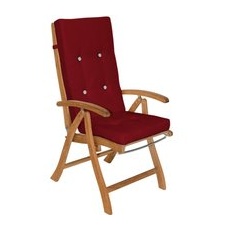 Stuhlauflage 6er-Set Rot für Hochlehner Vanamo
