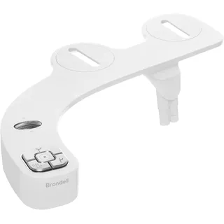 Brondell FSP-250 FreshSpa Precision Essential Einzeldüse Bidet-Aufsatz, Weiss/opulenter Garten