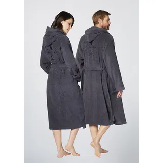 Bademantel CHIEMSEE Gr. L, iron gate, L (52/54), 100% Baumwolle, Hausmäntel, Bademantel