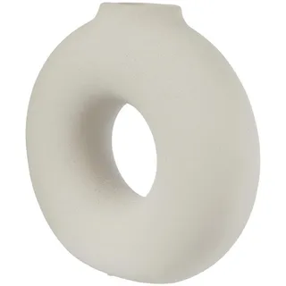 Butlers Vase Loop , Beige , Keramik , 26 cm , Dekoration, Vasen, Keramikvasen