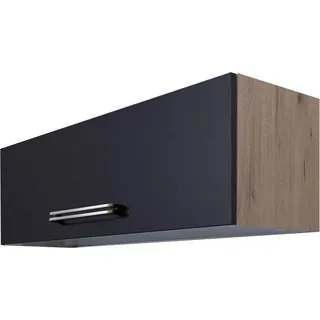 Flex-Well Exclusiv Küchen-Kurz-Hängeschrank Lara 100x32cm Anthra.-San Remo Eiche