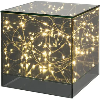 Creativ Light Dekoobjekt Weihnachtsdeko 15 LED grau