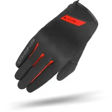 Bild ONE EVO Motorrad Handschuhe Herren Kurze Sommer Motorradhandschuhe Schutz Schutzkleidung Stadt Motorcycle Belüftet Verstärkt Leicht Motorbike Sommerhandschuh (Männer, Rot, XL)