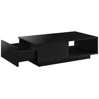[en.casa] Biskra Schwarz Spanplatte 95 x 31 x 55 cm