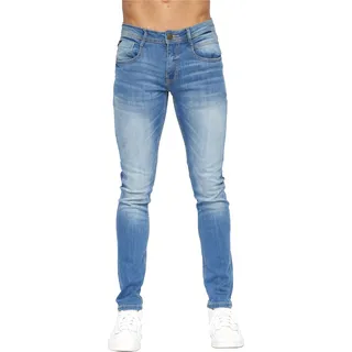 Duck and Cover - "Maylead" Jeans für Herren BG570 (40R) (Helle Waschung) - Blau