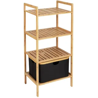 Wenko Ecori Standregal 44 x 93,5 x 33 cm Schwarz