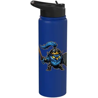Eule Ritter Vogel Ren Faire Mittelalter Festival Ren Faire Stainless Steel Insulated Water Bottle