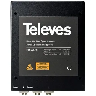 Televes Optischer Verteiler OVT2N 2 Ausgänge 3,8 dB