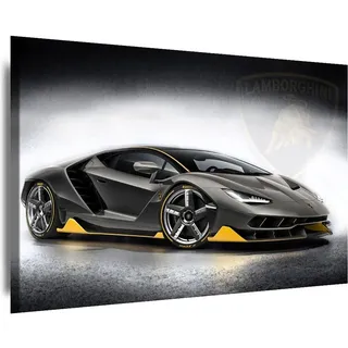 Wandbilder Auto Lamborghini Sportwagen Cars Leinwand XXL Top Myartstyle - mehrfarbig - 115x75 cm