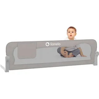 Lionelo Eva Rausfallschutz Bett Rausfallschutz Kinderbett, 150 x 42 cm | Bettgitter, Bettschutzgitter, luftiges Netz, zusammenklappbar um 180 Grad, einfache Montage
