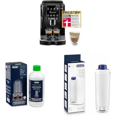 De'Longhi Magnifica Start ECAM222.20.B, Kaffeevollautomat mit Milchaufschäumdüse + Original EcoDecalk DLSC 500 Entkalker Wasserfilter DLSC002