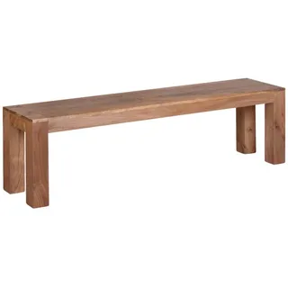 P & B Sitzbank , Akaziefarben , Holz , Akazie , massiv , 160x45x35 cm , FSC Mix , abwischbar , Esszimmer, Bänke, Sitzbänke