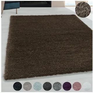 Fluffy 3500 Hochflorteppich 160 x 230 cm braun