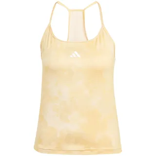 Adidas Train Essentials AOP Flower Tie-Dye Tanktop, Crystal Sand/Semi Spark, L