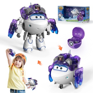 Super Wings Super Iron Astra 5", Super Ball-High-Tech Power, Spielzeugflugzeug, Verwandelbares Spielzeug-Flugzeug und Roboterfigur, Kinderspielzeug für Kinder ab 3 Jahren Jungen Mädchen