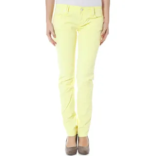 ZUELEMENTS Hosen Damen Textil Gelb SF3716 - Größe: 31 - Gelb