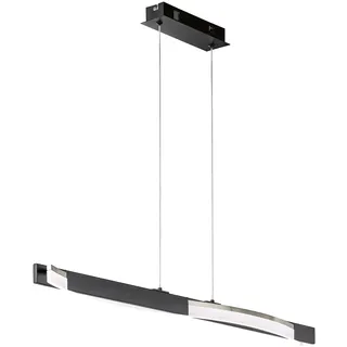 Fischer & Honsel Bridge 1x LED 18 Watt 7 cm rund/sandschwarz/nickelfarben matt