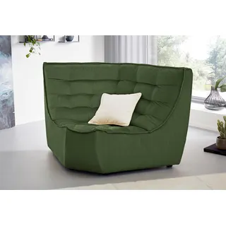 CALIA ITALIA Ecksofa »Banjo, Eckelement, tolles Design und hoher Sitzkomfort frei stellbar«, oder als Modulsofa mit den passenden Erweiterungselementen nutzbar CALIA ITALIA muschio