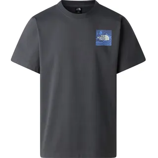 The North Face Mens Mountain Escape Relaxed Short Sleeve T anthracite grey (RHI) L