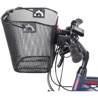 Fischer Fahrradkorb Lenkerkorb schwarz