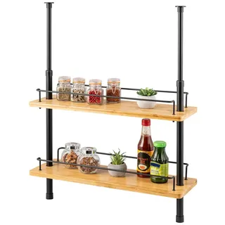 bremermann Teleskop-Regal 55 x 80 x 18,5 cm Schwarz