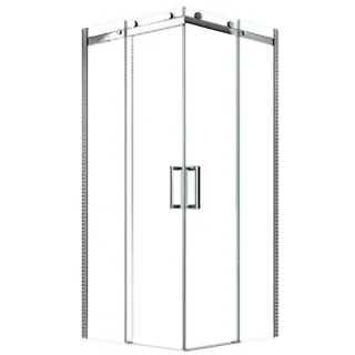 Glaszentrum Hagen Artemis Komplettdusche mit Schiebetür 80 x 195 cm transparent