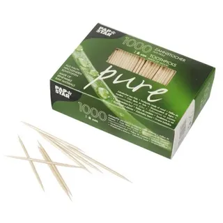 Papstar Zahnstocher rund Holz 8 cm 1000 Stück