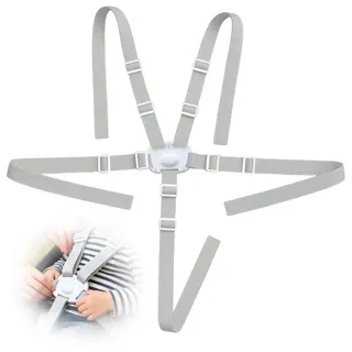 aisikoo Hauck Hochstuhl Gurt, Universal Sicherheitsgurt für Hochstuhl & Kinderwagen, Tripp Trapp Gurt, Stokke Tripp Trapp Zubehör, Ersatz-Harness für Hauck Hochstuhl & Tripp Trapp Hochstuhl