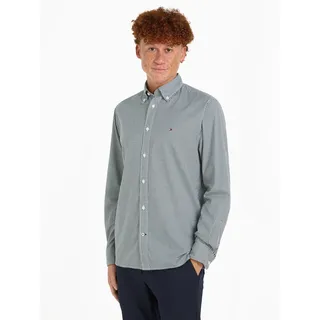 Tommy Hilfiger Langarmhemd »NAT. SOFT FLEX GINGHAM RF SHIRT«, grün