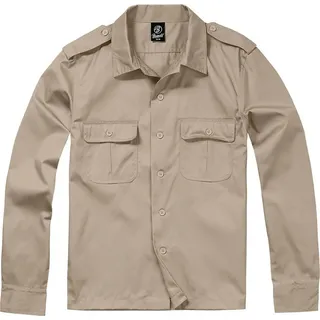 Brandit Textil Langarmhemd Beige 5XL