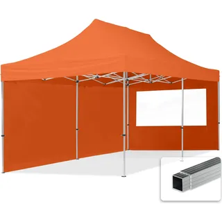 Faltpavillon Economy 3 x 6 m inkl. 2 Seitenteile orange 59028